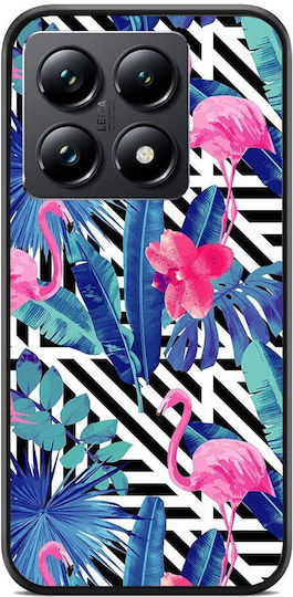 Flamingo Leaves Θήκη Κινητού 91160 Σχέδιο Πολύχρωμη Mi 14t