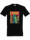 Kids' T-shirt Black Stranger Things Retro Design Poster Characters Graphic