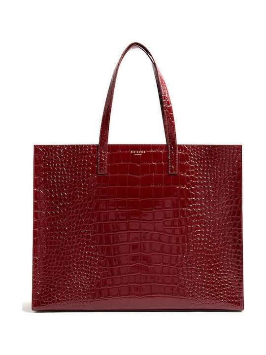 Ted Baker Extra Large Icon Women's Bag Shoulder Burgundy 281941