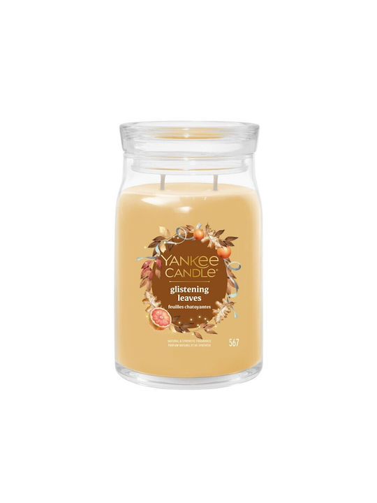 Schimmernde Blätter Yankee Candle Signature Große Aromatische Kerze Mit Zwei Dochten Neu 2025