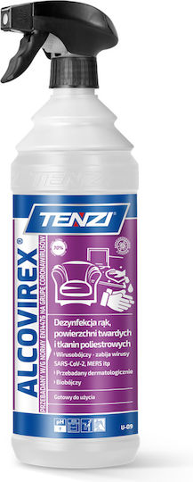Tenzi Απολυμαντικό Ειδικό Καθαριστικό σε Spray Κατάλληλο για Γυαλί, Υφάσματα & Μέταλλα 1lt