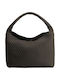 Knitted Women's Shoulder Bag Espresso Yourself