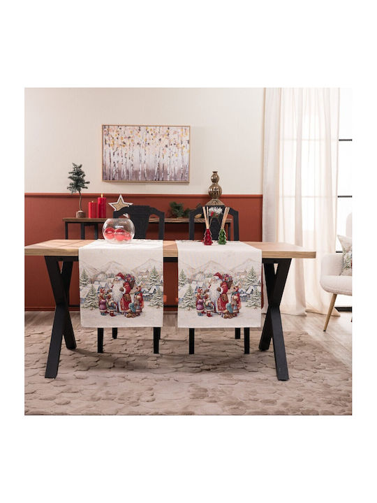 Teoran Weihnachtlich Tischtuch Läufer Stoff L14...