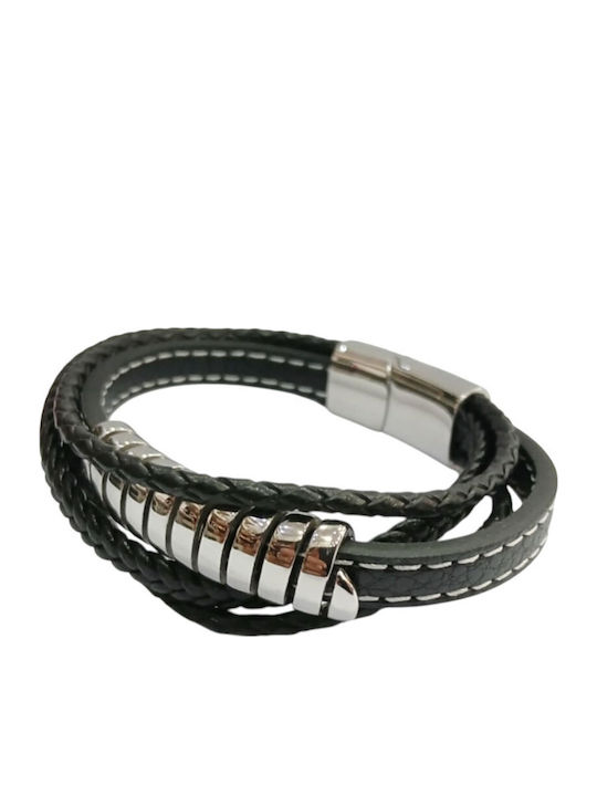 Kalliopi Silver Мъжко Гривна Белезници от Стомана