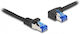 DeLock S/FTP Cat.6a (Gigabit) Καλώδιο Δικτύου Ethernet 2m Μαύρο