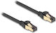 DeLock S/FTP Cat.6a (Gigabit) Καλώδιο Δικτύου Ethernet εξωτερικού χώρου 0.3m Μαύρο