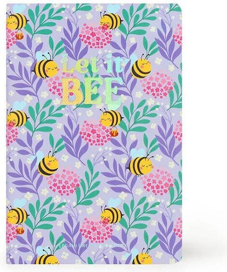 Legami Milano Small Notizbuch 80 Blätter A6 Geregelt Weiß