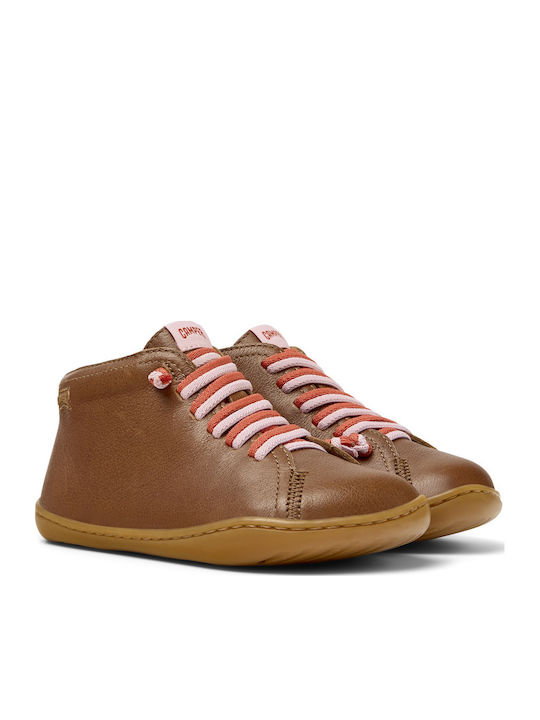Camper Peu Cami Leather Kids Boots with Laces B...