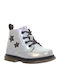 Rasy Kids Boots with Laces Silver