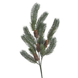 Artificial Fir Branch Pinecones 54cm