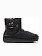 Suede Kids Boots Black