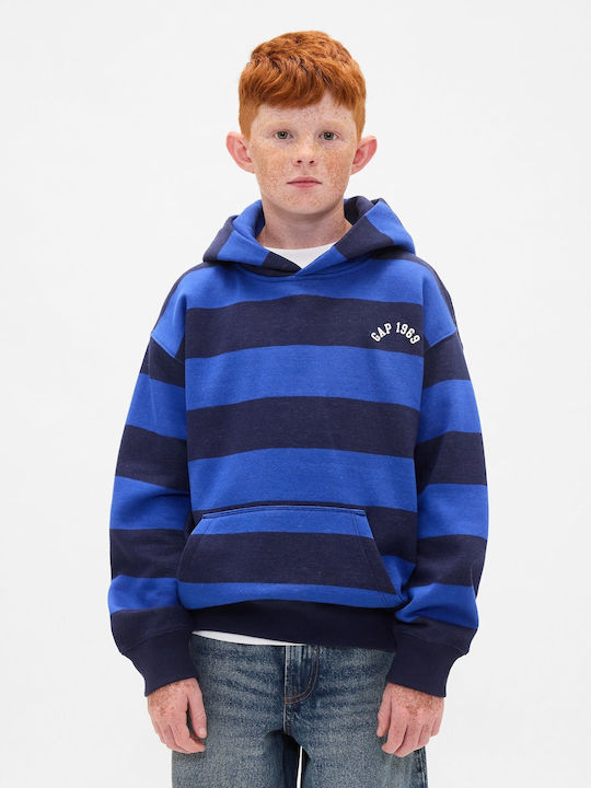 GAP Kids Sweatshirt with Hood and Pockets Royal