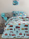 Palamaiki Blanket Cot Velvet Blue 110x140cm