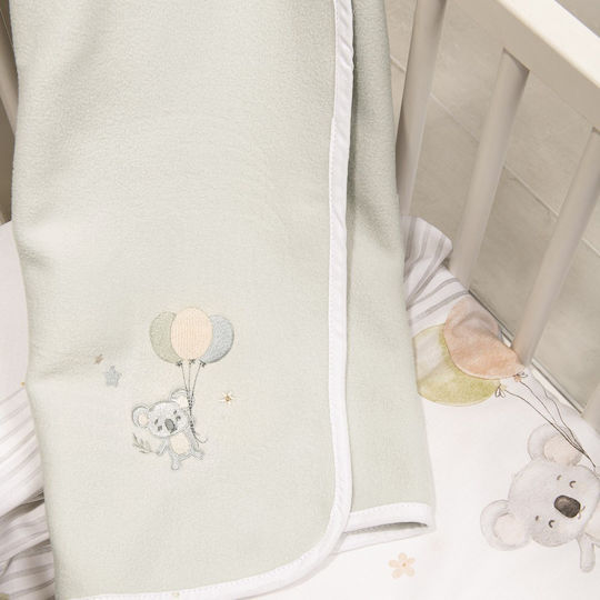 Nima Blanket Cot Fleece Beige 110x140cm