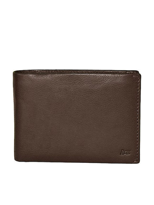 RCM Men's Wallet Travel with RFID Brown