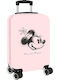 Safta Παιδική Βαλίτσα Ταξιδίου Καμπίνας Σκληρή Ροζ με 4 Ρόδες