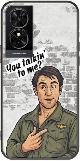Epic Quotes You Talkin' To Me? TCL 50 SE Черен TPU Силикон