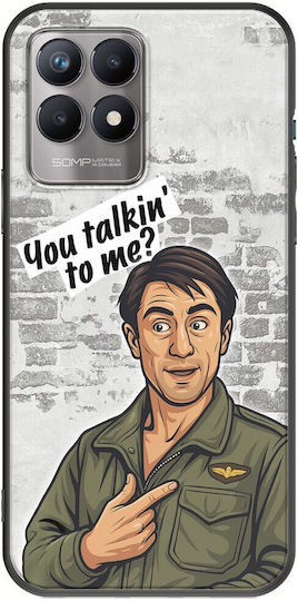 Epic Quotes You Talkin' To Me? Realme 8i Черен TPU Силикон