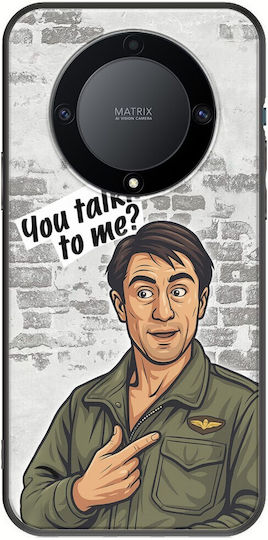 Epic Quotes You Talkin' To Me? Honor Magic 5 Lite 5g Black Tpu Μαύρη Σιλικόνη