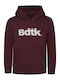Fleece Kids Sweatshirt with Hood and Pockets Burgundy