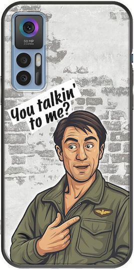 Epic Quotes You Talkin' To Me? TCL 30 / 30+ / 30 5G Черен TPU Силикон