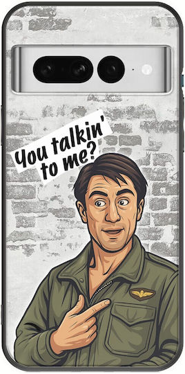 Epic Quotes You Talkin' To Me? Google Pixel 7 5g Black Tpu Μαύρη Σιλικόνη