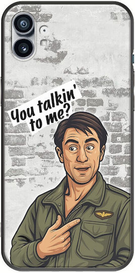 Epic Quotes You Talkin' To Me? Nothing Phone 1 Black TPU Black Silicone