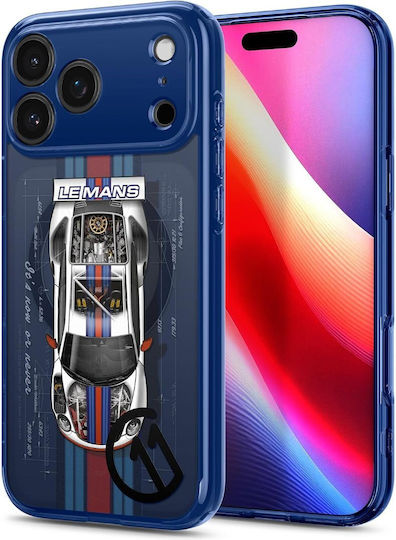 Spigen Umschlag Rückseite Silikon / Kunststoff 2mm Blau (iPhone 17 ProRealme C11)