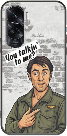 Epic Quotes You Talkin' To Me? Honor 90 Lite 5g Negru TPU Silicon