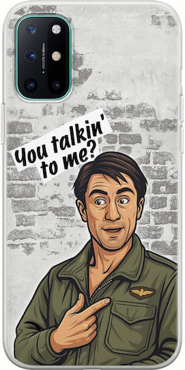 Epic Quotes You Talkin' To Me OnePlus 8 Flexible TPU Transparent Silicone