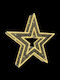 Eurolamp Plastic Christmas Decorative Star 150x20x150cm White