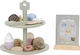 Little Dutch Two-Tier Wooden Tray with Sweets for 3+ Years