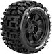Louise Rc Mft X-pioneer Kraton 8s Serie Tire Set Mounted Sport Black Wheels Hex 24mm L-t3296bm Louise Rc World