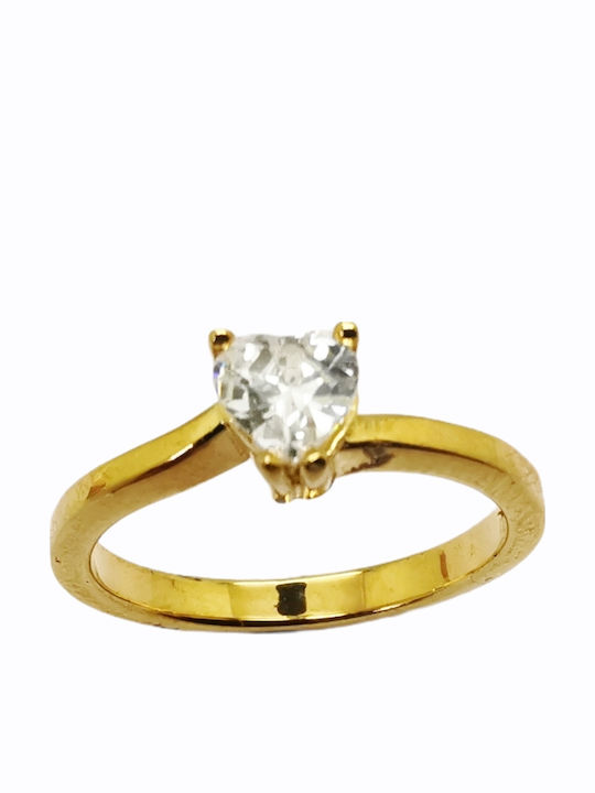 Aris Dentopoulos Jewellery Дамски Сребърен Златен Пръстен