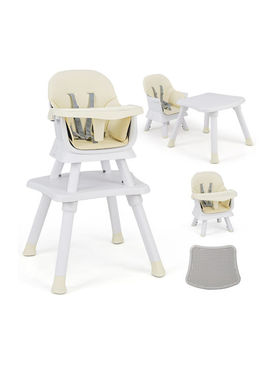 Costway Baby Highchair 6 in 1 with Adjustable H...