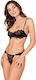 Passion Tivolea Bra + Thong Set Black