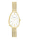 Timepieces Womens Watch 24mm Battery With Gold Steel Bracelet