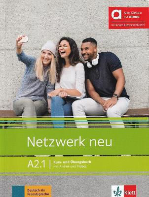 Netzwerk A2.1 Kursbuch Arbeitsbuch Hybride Ausgabe