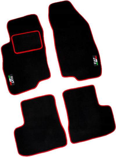 Auto Fußmatten Set 4 Stück Teppichboden Fiat Großer Punkt 2005-2012 Exklusiv