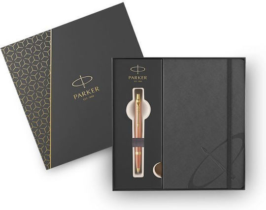 Parker Desk Set with Notebook and Pen ΙΜ Rituals Orange 2pcs