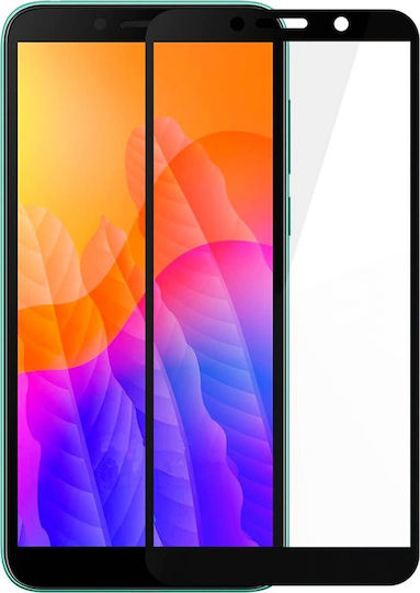 iLike 2.5D Пълно лепило Закалено стъкло Черен (Huawei Y5p)