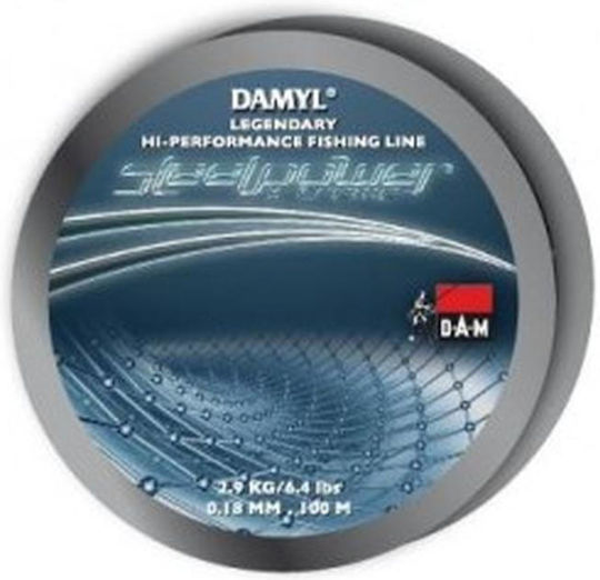 Dam Damyl Steelpower X-treme Fishing Line 100m 0.40mm Light Blue