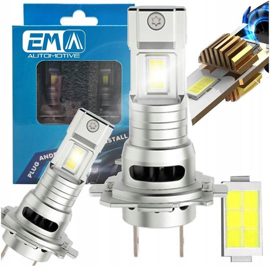 Interlook Lamps Car H7 Canbus LED 6000K Cold White 80W 2pcs