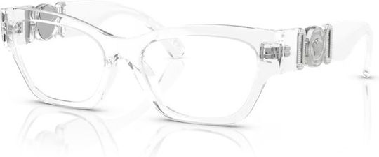 Versace Rame Ochelari Pentru Femei Acetat Transparent Structură Scheletică Fluture VE3367U 148