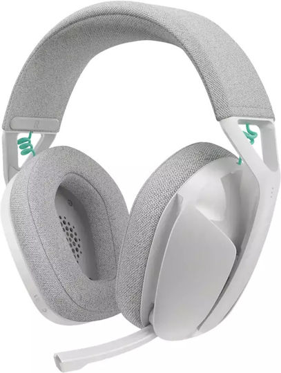 Logitech G321 Lightspeed Fără fir Over Ear Gaming Headset cu conexiune Bluetooth / USB Alb