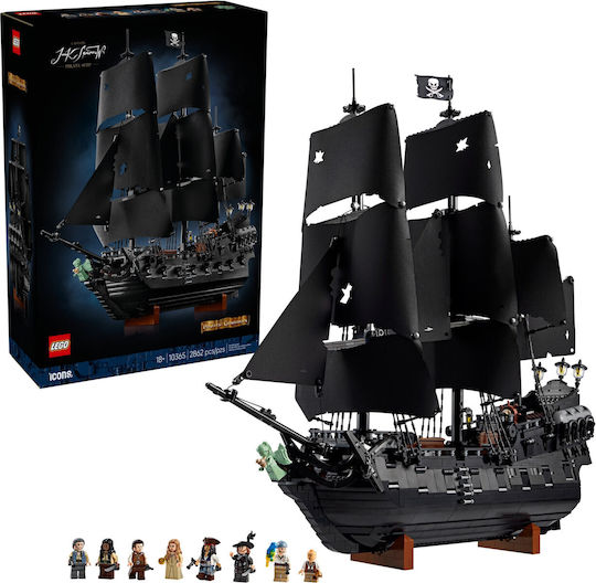 LEGO Icons Captain Jack Sparrow's Pirate Ship for 18+ Years 2862 Pieces