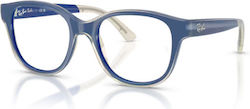 Ray Ban Junior Kinder Acetat Brillengestell Bla...