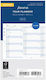Filofax Personal Lunar Refil jurnal 2026 Alb 9.5x17.1cm