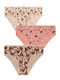 Minerva Cup Cakes Kinder-Set mit Slips Cream, Coral, Beige