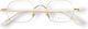 Bali Core 01 88308 C2 Unisex Metallische Brillengestelle Quadrat Gold